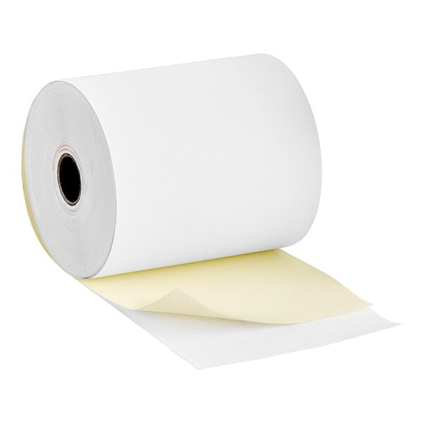 TP390 Carbonless 2-ply receipt paper | 3"x90' | 50 rolls/case - Wellcare