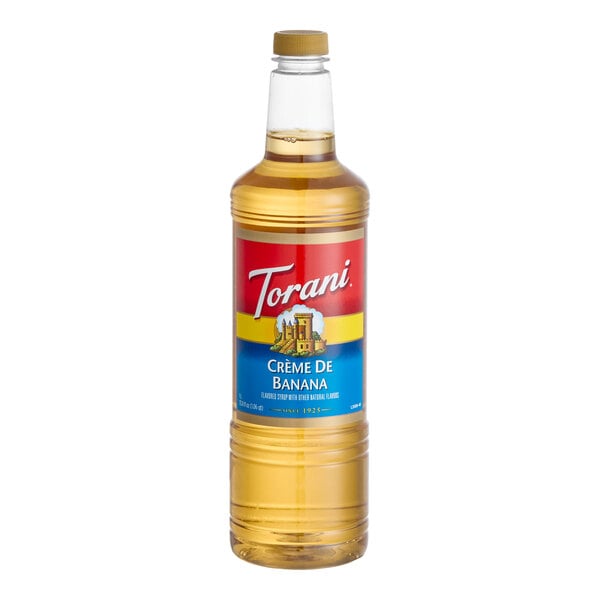 Torani Creme de Banana Flavoring / Fruit Syrup 1 Liter