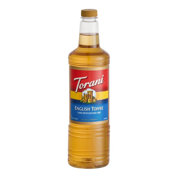 Torani English Toffee Flavoring Syrup 1 Liter