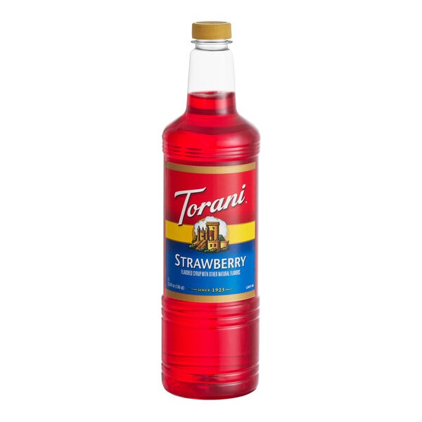 Torani Strawberry Flavoring / Fruit Syrup 1 Liter