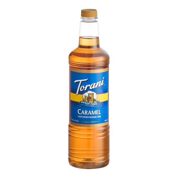 Torani Sugar-Free Caramel Flavoring Syrup 1 Liter