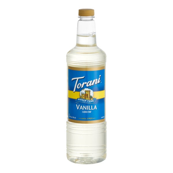 Torani Sugar-Free Vanilla Flavoring Syrup 1 Liter