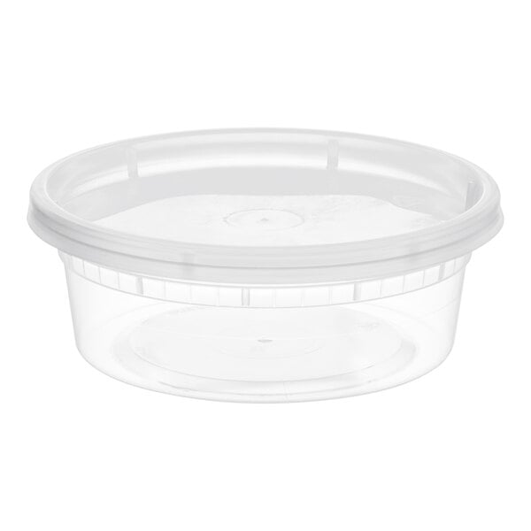 WYT08 Heavy duty 8oz Plastic deli soup combo 240pcs/case
