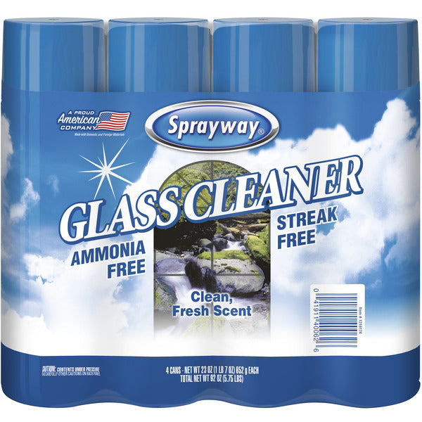 Sprayway Glass Cleaner 23oz 4ct.