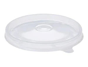 115 mm PP Flat Lid for soup cups 500/case - Empress